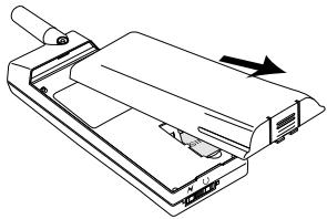 ERICSSON A1018S - Removing the Battery - 2