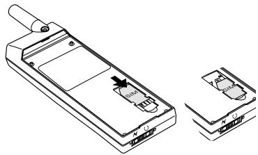 ERICSSON A1018S - Inserting the SIM Card - 2