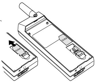 ERICSSON A1018S - Inserting the SIM Card - 5
