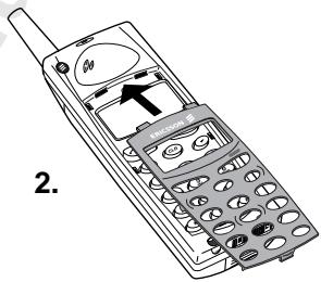 ERICSSON A1018S - Changing the Front Panel - 2