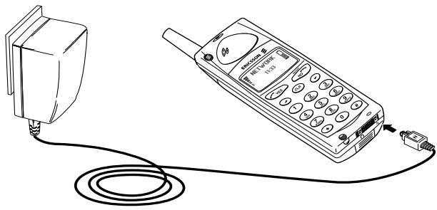 ERICSSON A1018S - Charging the Battery - 1