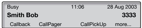 ERICSSON DIALOG 4225 VISION - Call the ringing extension. - 1