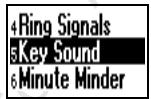 ERICSSON R310S - To set the key sound - 4
