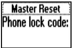 ERICSSON R310S - To reset the phone - 1