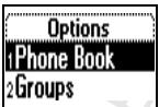 ERICSSON R310S - To send a text message to a group - 1