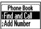 ERICSSON R310S - Calling a Number Saved In the Phone Book - 1