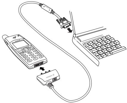 ERICSSON R320S - Connecting to a PC Using a Cable - 1