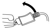 ERICSSON R380 - To remove the plug: - 1