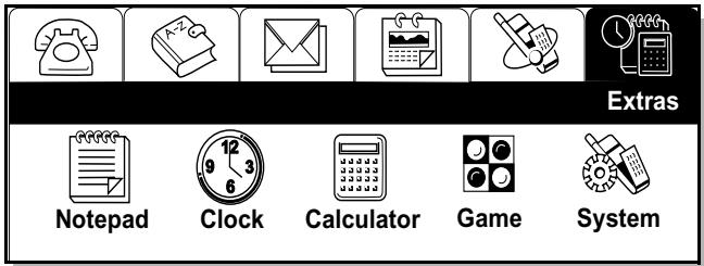 ERICSSON R380 - To select the current and destination time zone: - 1