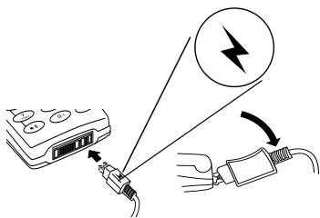 ERICSSON R380 - To charge the battery using the charger: - 2