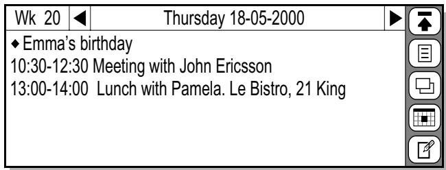 ERICSSON R380 - Day View - 1