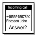ERICSSON R380 - Rejecting a Call - 1