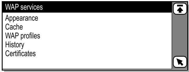 ERICSSON R380 - WAP Services Settings - 1
