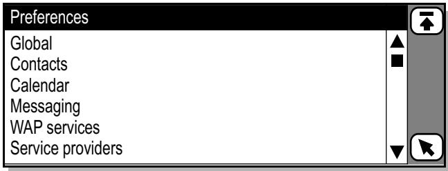 ERICSSON R380 - Preferences - 1