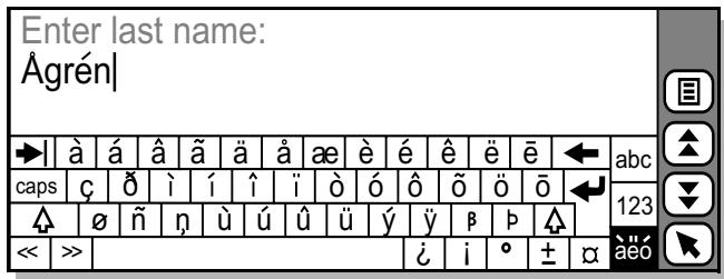 ERICSSON R380 - Special Characters Keyboard - 1