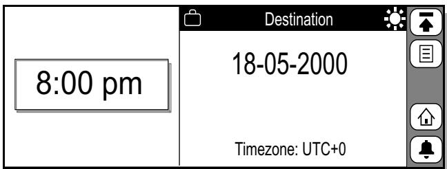 ERICSSON R380 - To change the displayed location: - 1
