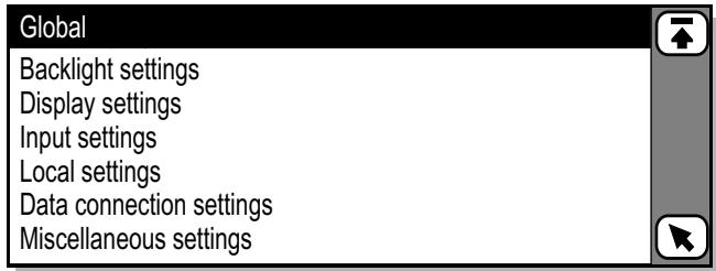 ERICSSON R380 - Global Settings - 1