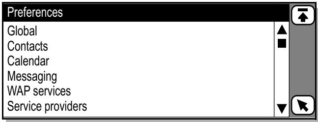ERICSSON R380 - Preferences - 1