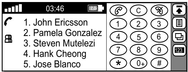 ERICSSON R380 - To start a conference: - 1