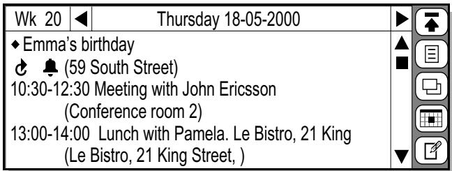 ERICSSON R380 - Day View - 2