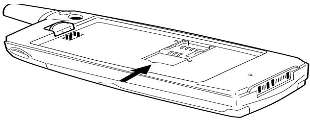 ERICSSON R380 - To insert the SIM card: - 2
