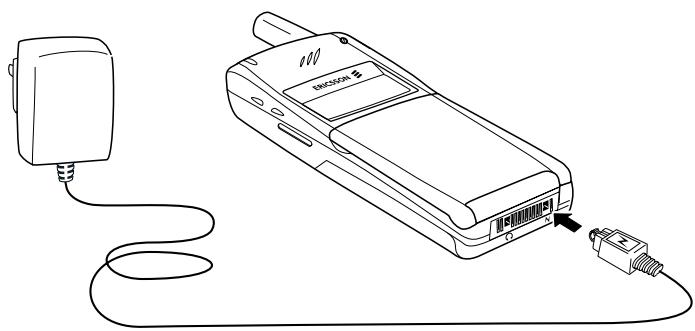 ERICSSON T10S - Charging the Battery - 1