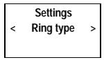 ERICSSON T10S - To choose one of the ring signal types - 4