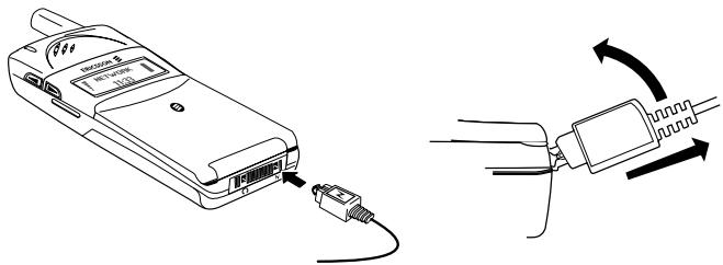 ERICSSON T18S - Disconnecting the Charger - 1
