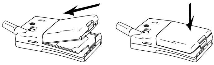 ERICSSON T18S - Attaching the Battery to your Phone - 1