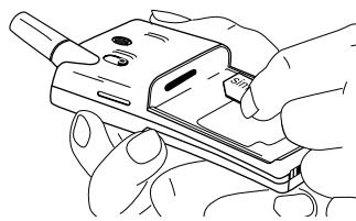 ERICSSON T18S - Inserting the SIM Card - 1