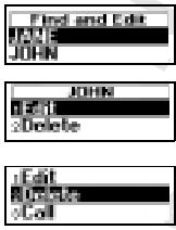 ERICSSON T28S - Editing a Phone Number In the Phone Book - 2