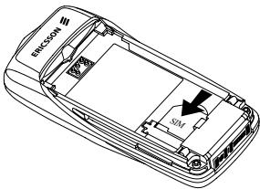 ERICSSON T66 - Attaching the Battery to your Phone - 2