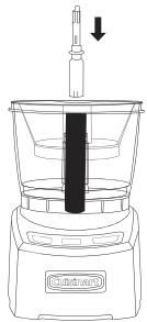 CUISINART FP12DCSE - installer &amp; retirer les disques - 1