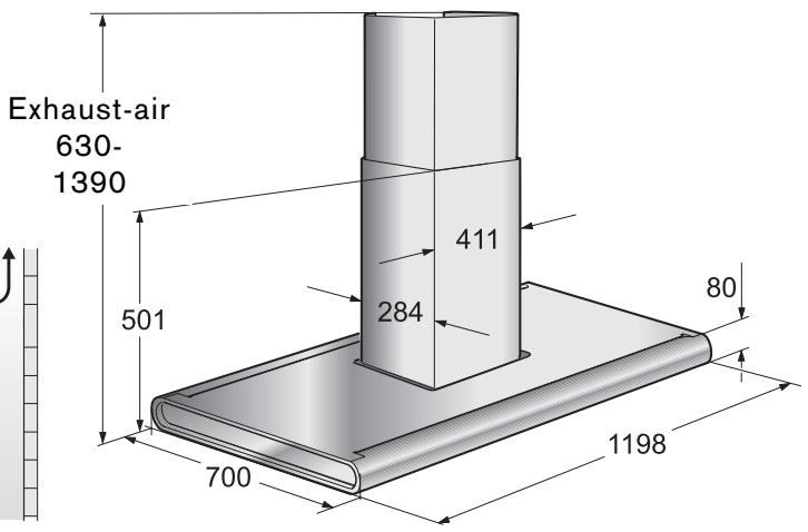 GAGGENAU AI280120 - Exhaust-air mode - 2