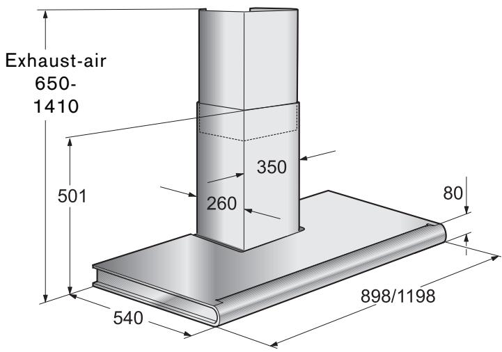 GAGGENAU AW280120 - Exhaust-air mode - 2