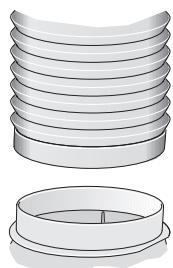 GAGGENAU AW281190 - Connecting a  150 mm exhaust-air pipe: - 1