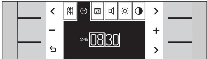 GAGGENAU BS281610 - Exemple : modifier l'affichage de veille - 2