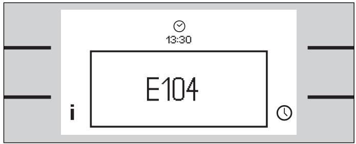 GAGGENAU BS281610 - Messages d'erreur - 1