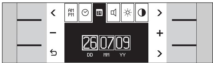 GAGGENAU BS281610 - Exemple : modifier l'affichage de veille - 3