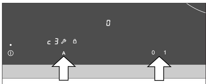GAGGENAU CE273112 - Accessing the options menu - 4