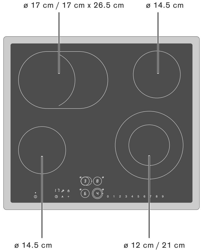 GAGGENAU CE273112 - Cooking zones CE 261 - 1