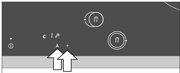 GAGGENAU CE273112 - Accessing the options menu - 2