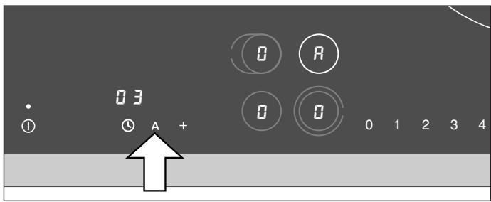 GAGGENAU CE273112 - Switching off the quick boil timer - 1
