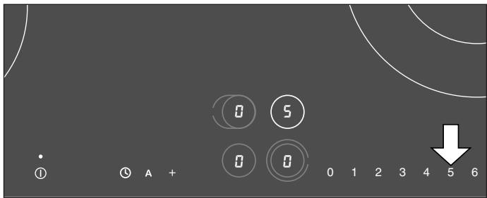 GAGGENAU CE273112 - Setting the cooking level - 2