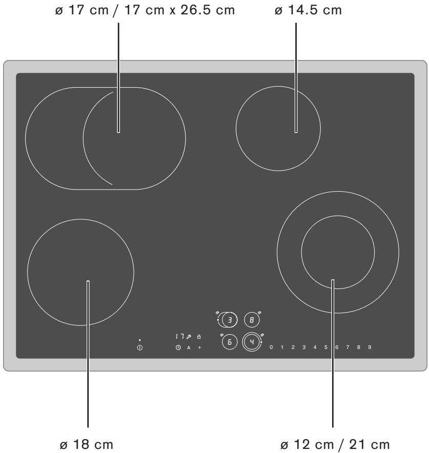 GAGGENAU CE273212 - Cooking zones CE 273 - 1
