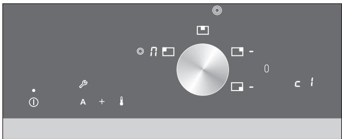 GAGGENAU CE491112 - Accessing the options menu - 2