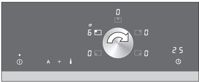 GAGGENAU CE491202 - Setting an automatic switch-off time - 2