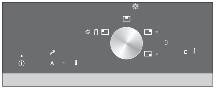 GAGGENAU CE491212 - Accessing the options menu - 2