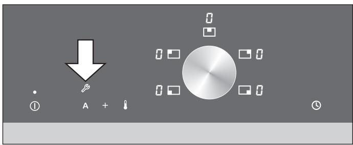 GAGGENAU CE491212 - Accessing the options menu - 1