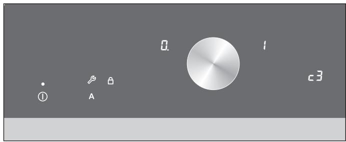 GAGGENAU CE491212 - Accessing the options menu - 4